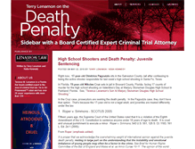 Tablet Screenshot of deathpenaltyblog.com
